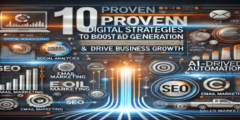 10 Proven Digital Strategies to Boost Lead Generation and Drive Business Growth