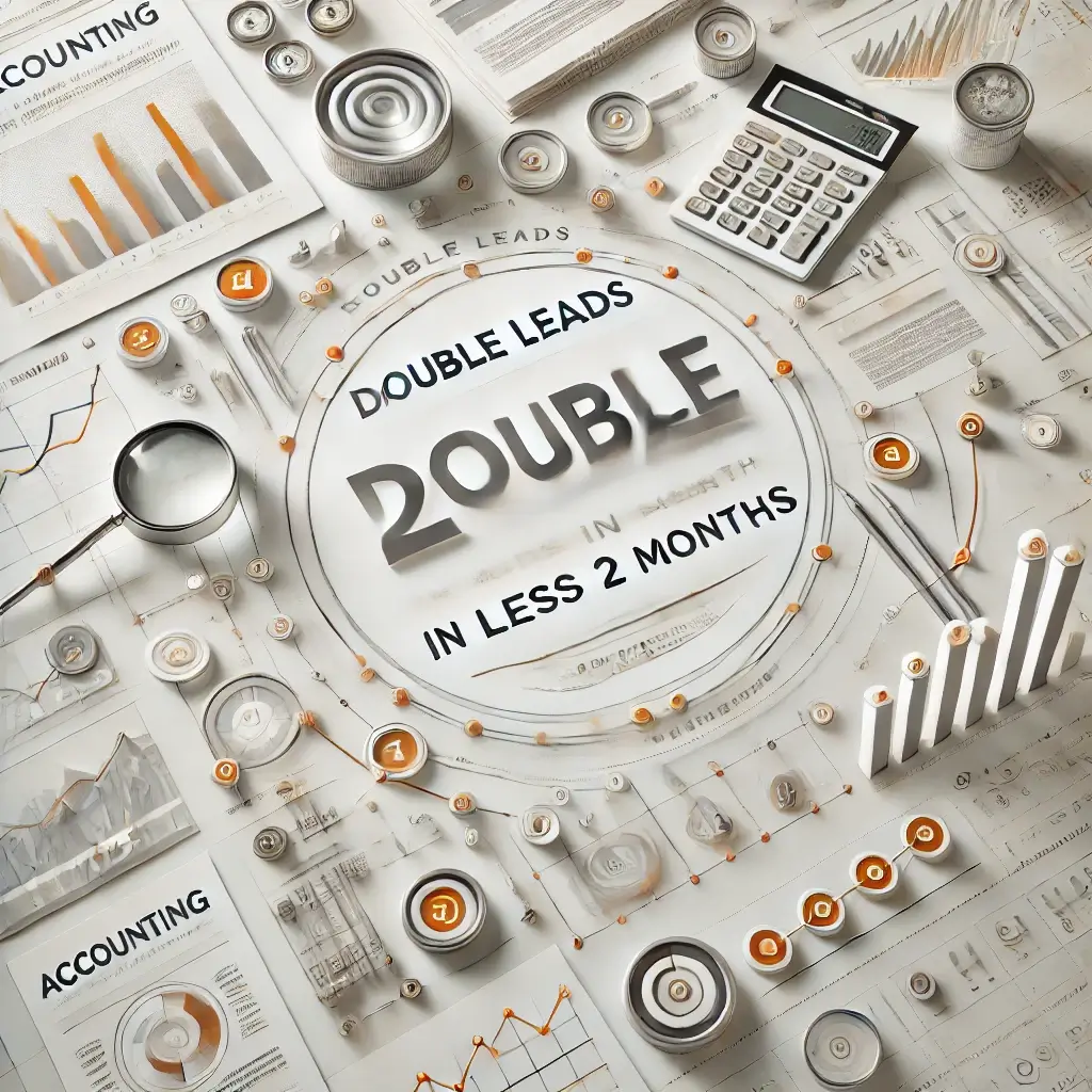 double leads in less than 2 months for accounting companies, case study for digital Marketing for 200% increase in traffic syspree